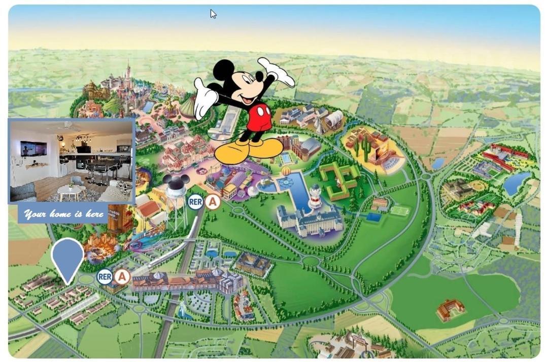 Myhomezen Montevrain Disneyland Val D'Europe - 3D Playstation 4 المظهر الخارجي الصورة